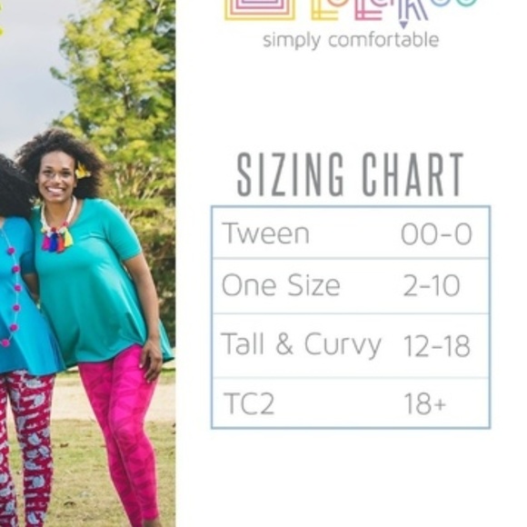 NEW-LULAROE Leggings with Unique Print-OS - Picture 3 of 3